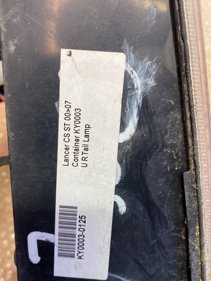 2001 Mitsubishi Lancer- Right Taillight PN: MR971486