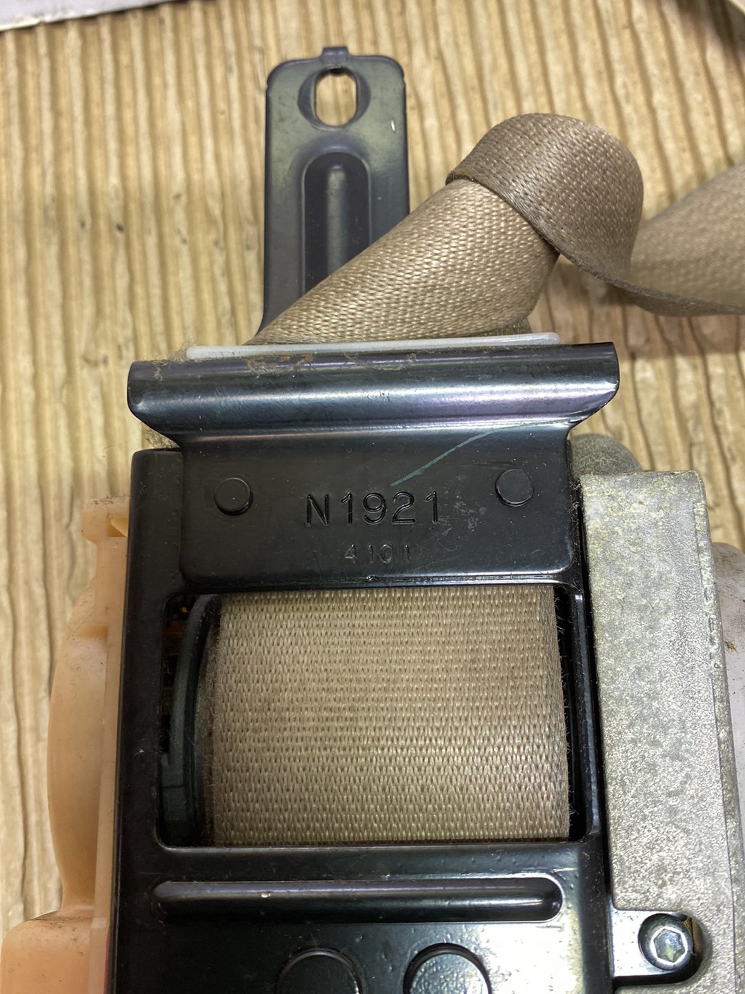2004 Nissan Bluebird- Left Front Seat Belt PN: see photos