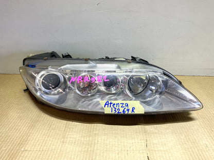 2005 Mazda Atenza - Right Headlight PN: Manual Adjust/ Non Hid/ G22D510K0C