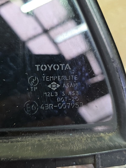 2004 Toyota Corolla - Left Rear Quarter Door Glass PN: M2L3