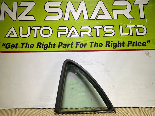 2002 Nissan Bluebird- Left Rear Quarter Door Glass PN: see photos