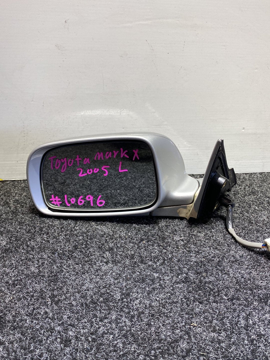 2005 Used Toyota Mark X - Left Door Mirror PN: 5 wires