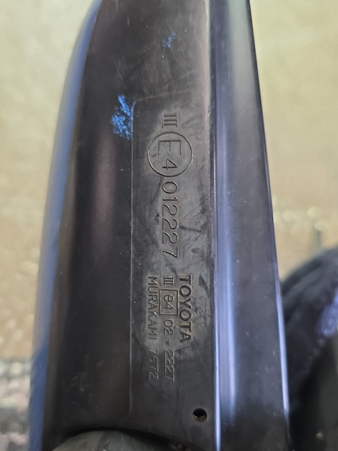 2004 Used Toyota Corolla- Left Door Mirror PN: 5 wires
