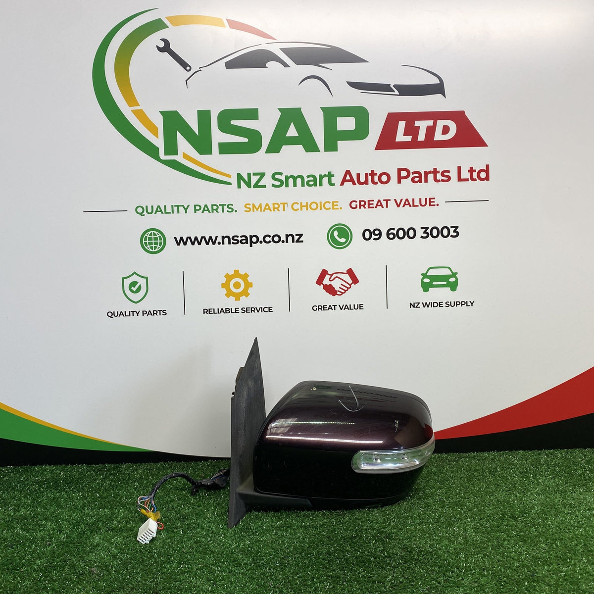 2012 Mazda Biante - Left Door Mirror PN: 11 wires