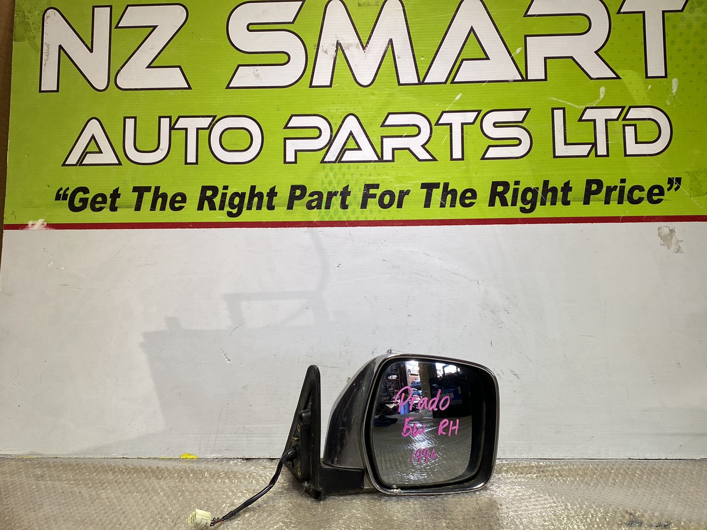 1996 Used Toyota Land Cruiser Prado- Right Door Mirror PN: 5 wires