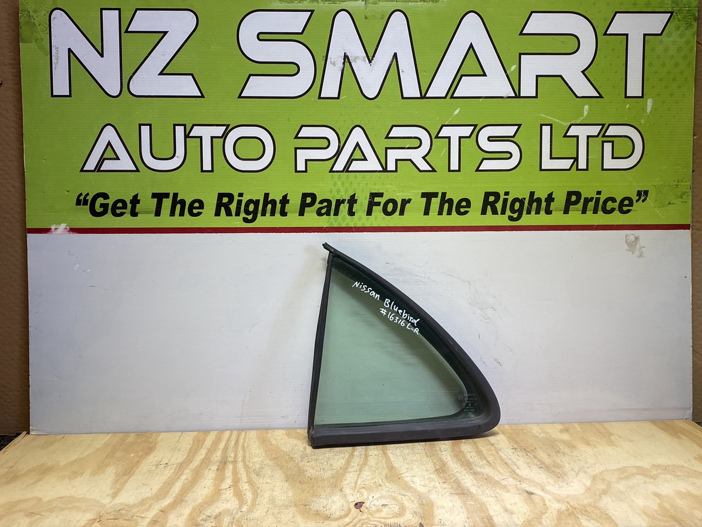2005 Nissan Bluebird - Left Rear Quarter Door Glass