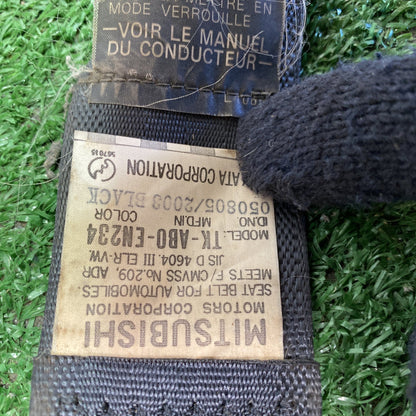 2010 Mazda Axela BL5FW - Left Rear Seat Belt MODEL:TK-AB0-EN234 PN: BBR657790B 02