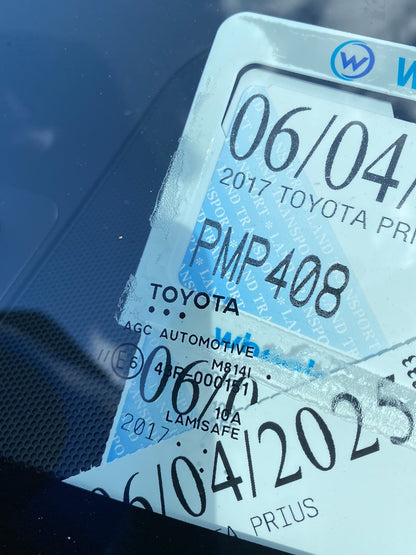 2017 Toyota Prius ZVW50 Dismantling For Parts