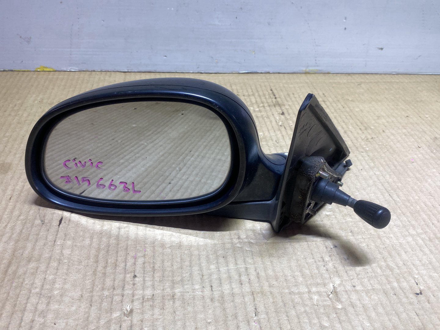 1994 Honda Civic 7A3EG8520RN00091 - Left Door Mirror PN: Manual
