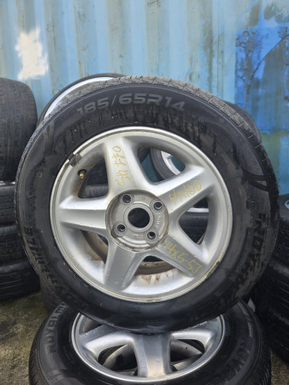 Mag Wheel Set PN: Stud Pattern 4x100/ Wheel Size 14x5.5JJ/ Offset 45