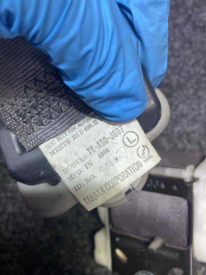 1996 Honda Civic - Right Rear Seat belt PN: Model No TK-AB0-J807