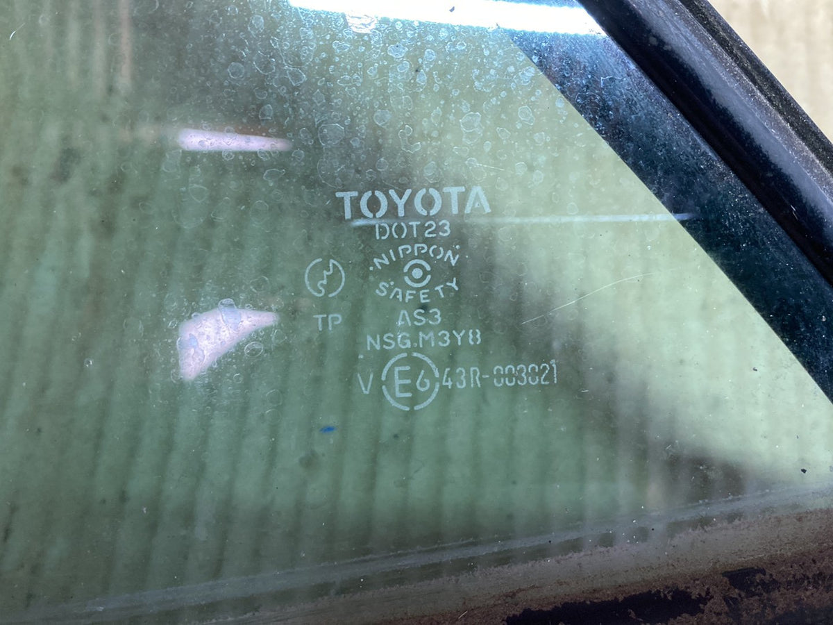 2002 Used Toyota Altezza GXE10 - Left Rear Quarter Door Glass