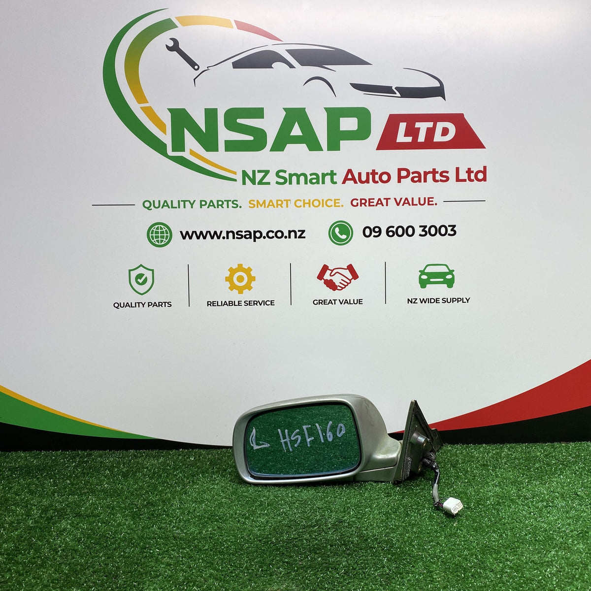 2005 Used Toyota Mark X - Left Door Mirror PN: 7 wires