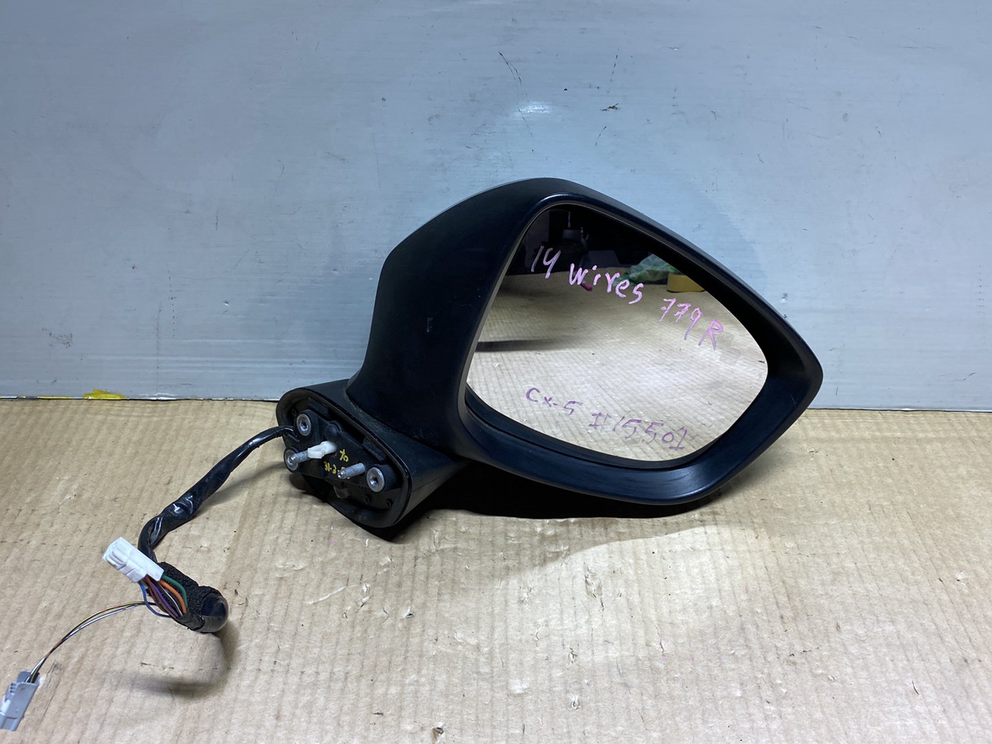 2013 Mazda CX-5 KE2AW - Right Door Mirror PN: 10 wires