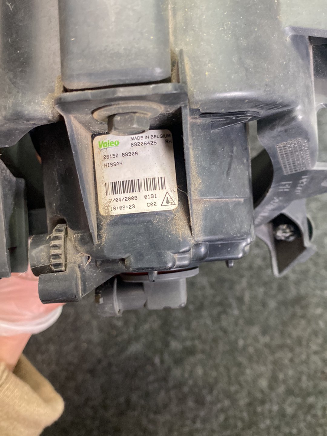 2008 Nissan Dualis - Right Fog Light PN: 89206425