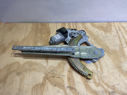 2010 Nissan March AK12 - Left Rear Window Regulator/Motor