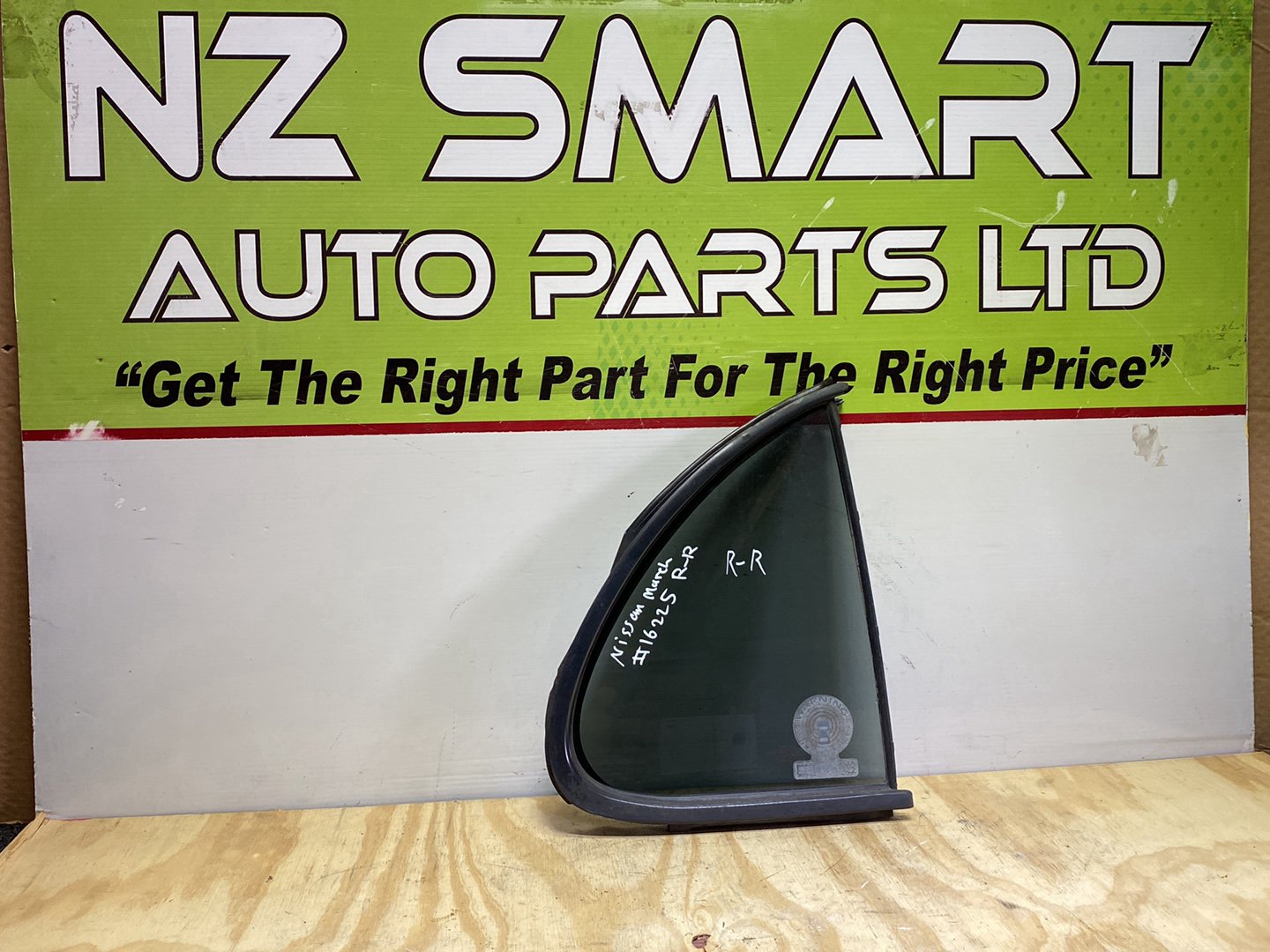 2010 Nissan March AK12 - Right Rear Quarter Door Glass