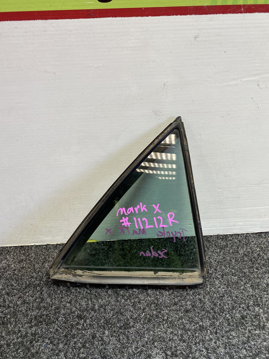 Toyota Mark X- Right Rear Quarter Door Glass