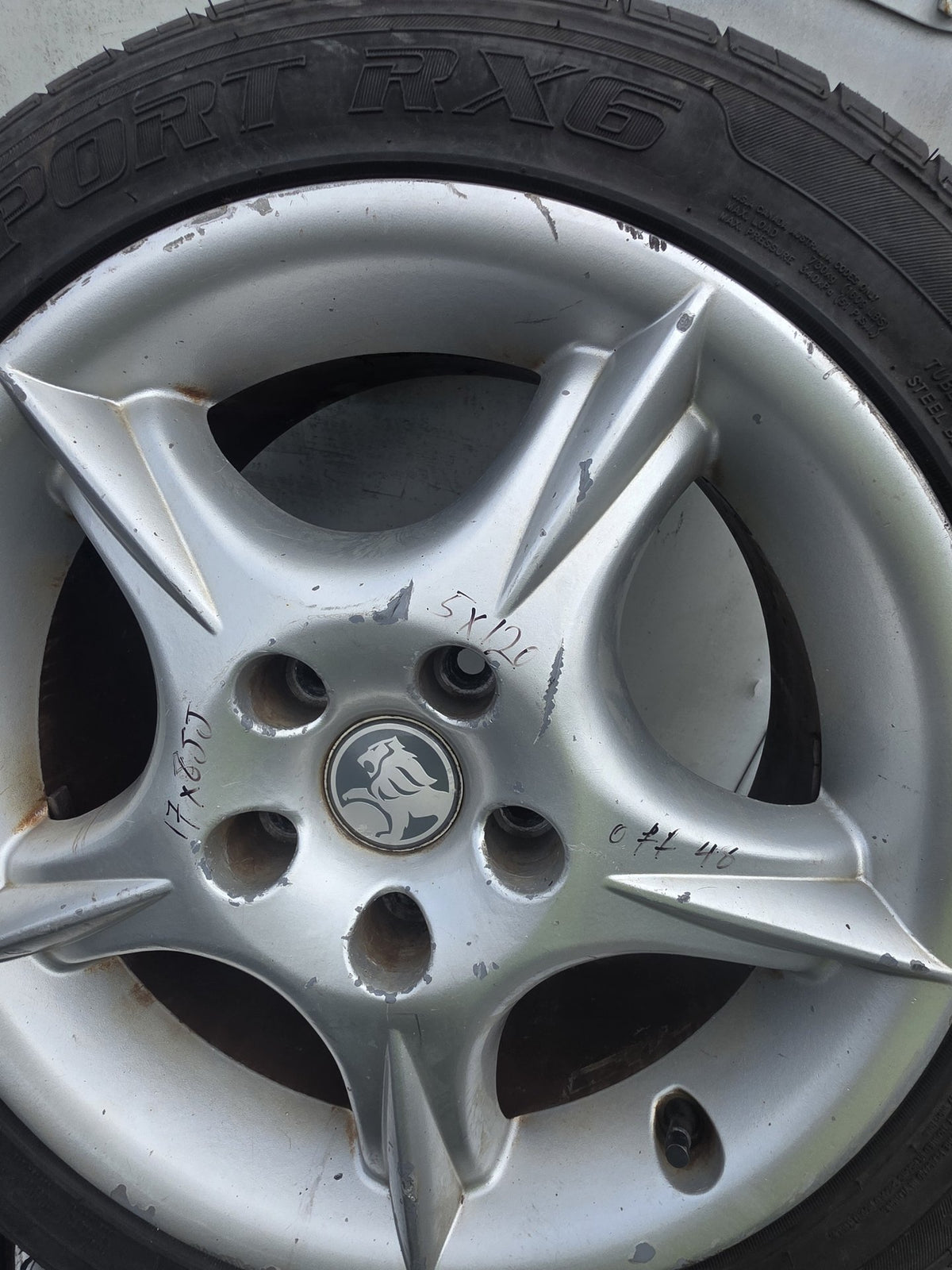 Mag Wheel Set PN: Stud Pattern 5x120/ Wheel Size 17x8JJ/ Offset 48