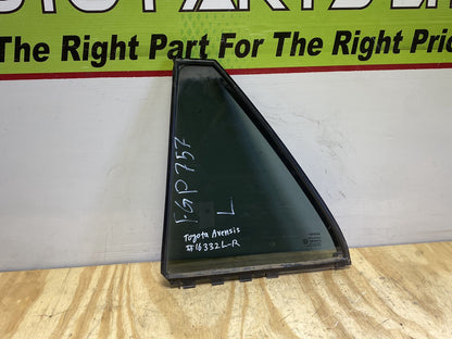 2003 Toyota Avensis AZT250 - Left Rear Quarter Door Glass