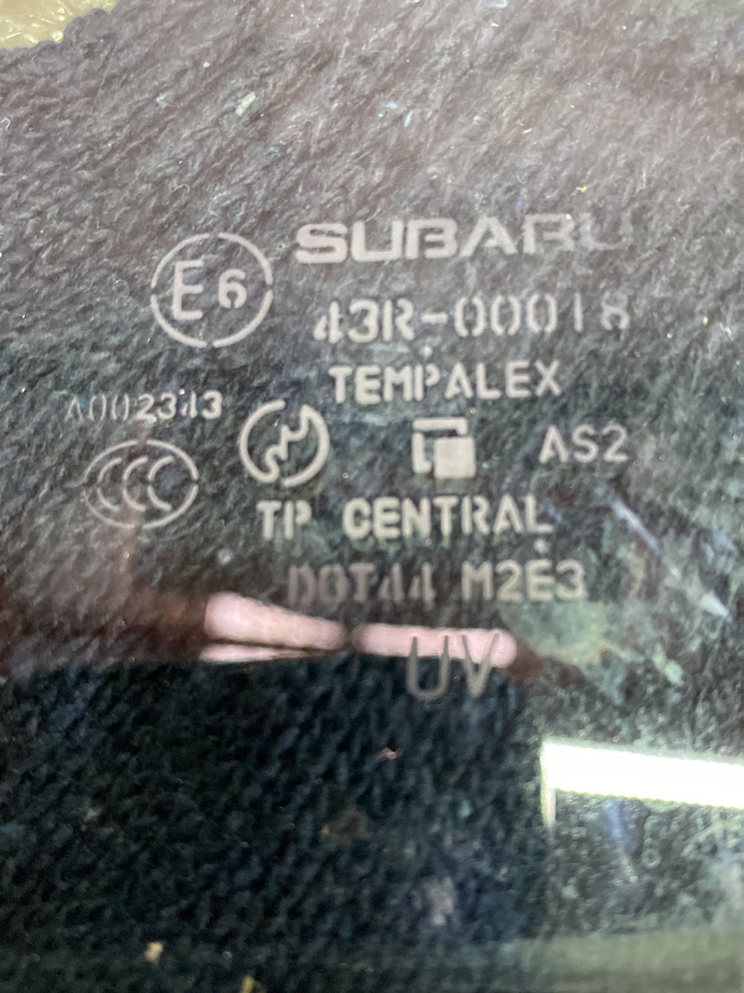 2007 Subaru Impreza- Left Front Door Glass PN: M2E3