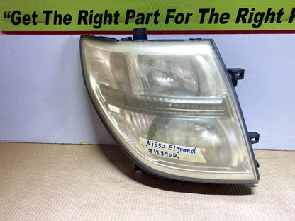 2006 Nissan Elgrand E51 - Right Headlight PN: Koito 100-24854
