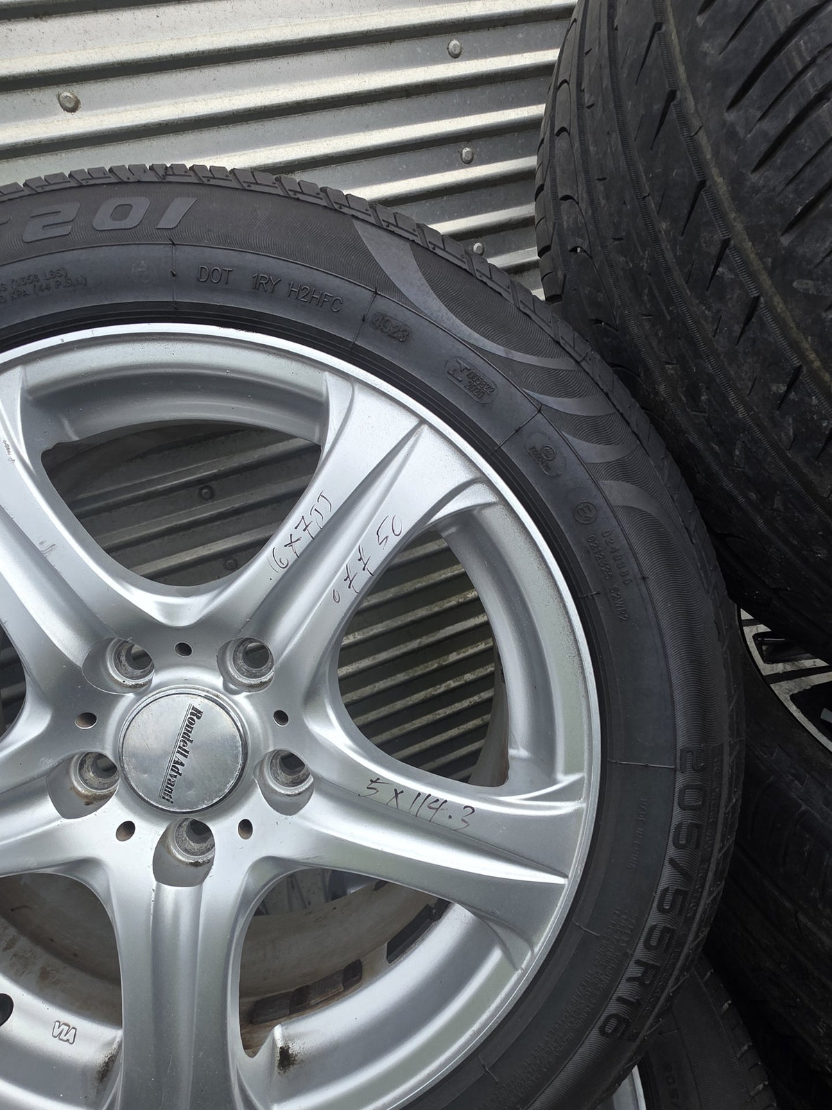 - Mag Wheel Set PN: Stud Pattern 5x114.3/ Wheel Size 16x7JJ/ Offset 50