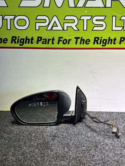 2008 Nissan Dualis- Left Door Mirror PN: 2 Plug/ 13 Wires/ camera type