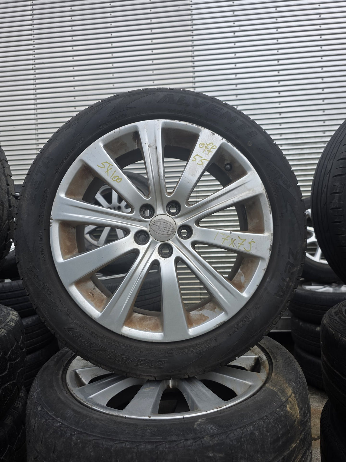 Subaru - Mag Wheel Set 5x100 Stud Pattern/ Wheel Size: 17x7 J/ Offset: 55