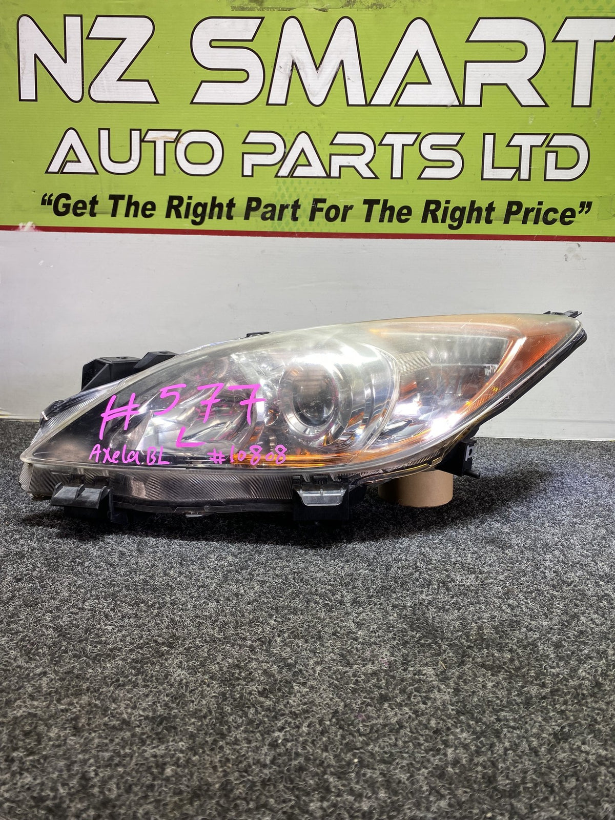2012 Mazda Axela BL5FW - Left Headlight Auto Adjust/ Non Hid/ Koito 100-41343