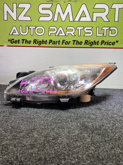 2012 Mazda Axela BL5FW - Left Headlight Auto Adjust/ Non Hid/ Koito 100-41343