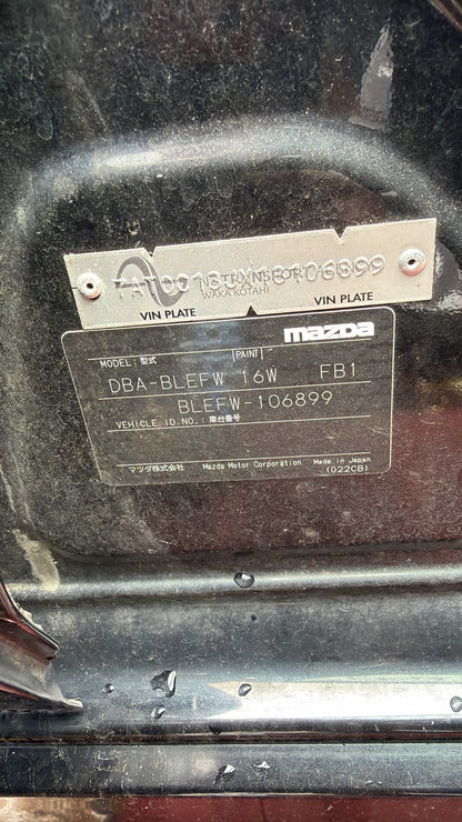 2009 Mazda Axela BLEFW  Dismantling For Parts