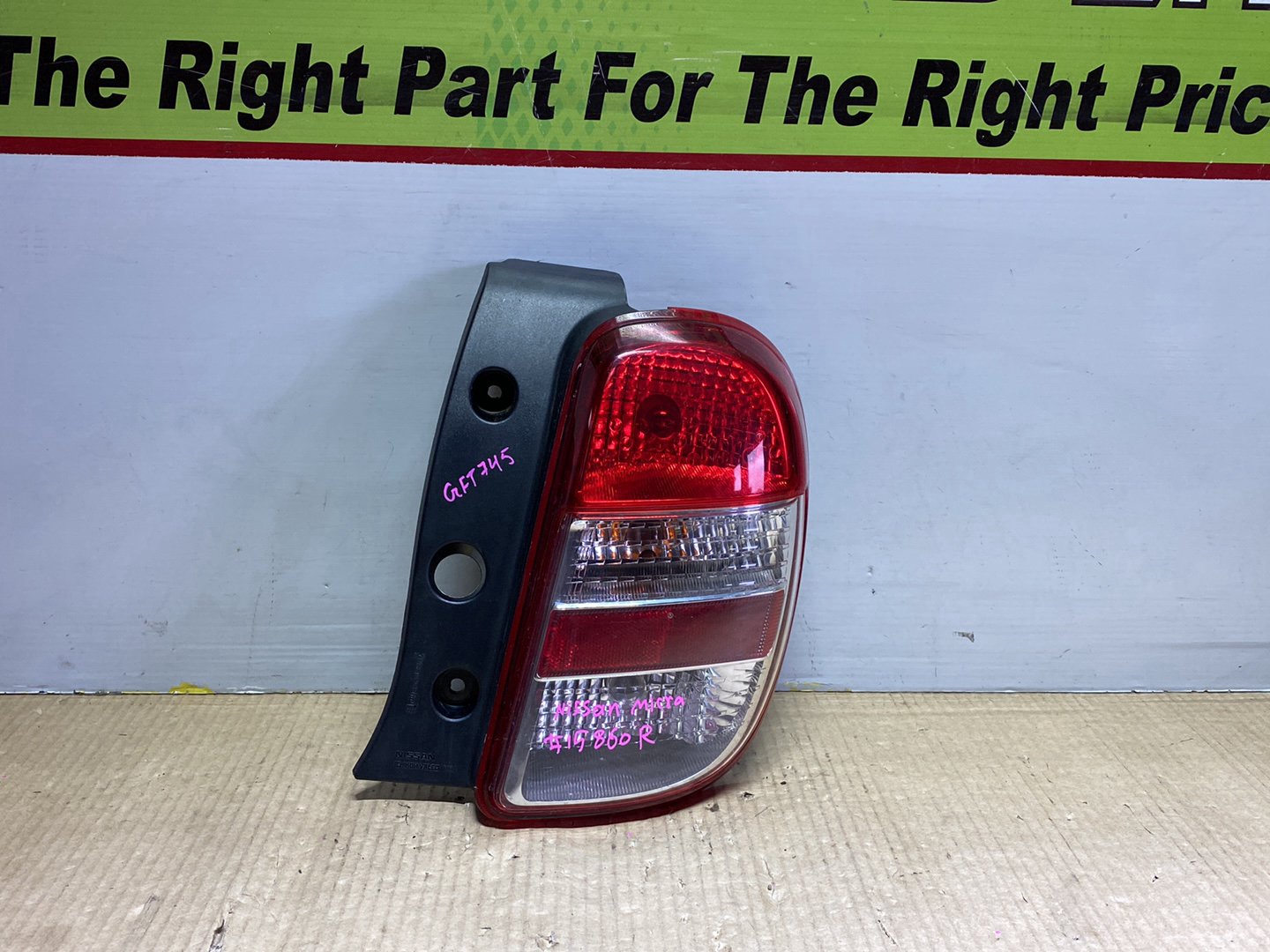 2012 Nissan Micra - Right Taillight PN: ICHIKOH T001