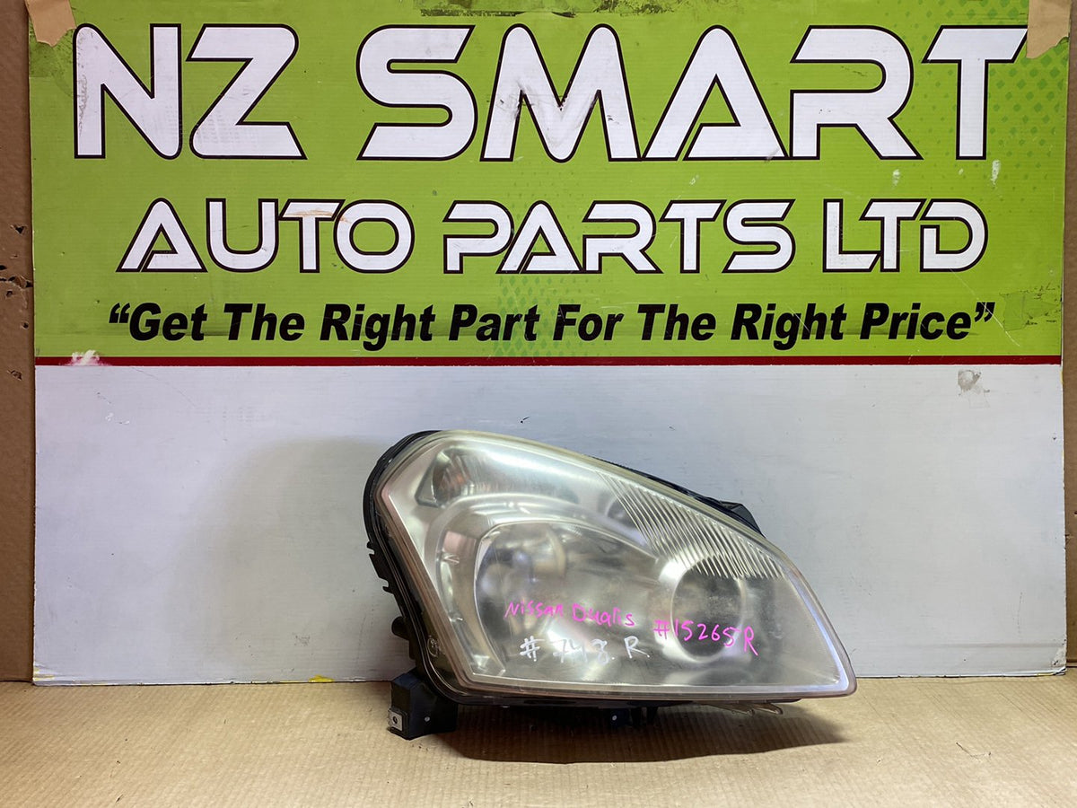 2007 Nissan Dualis J10 - Right Headlight PN: after market
