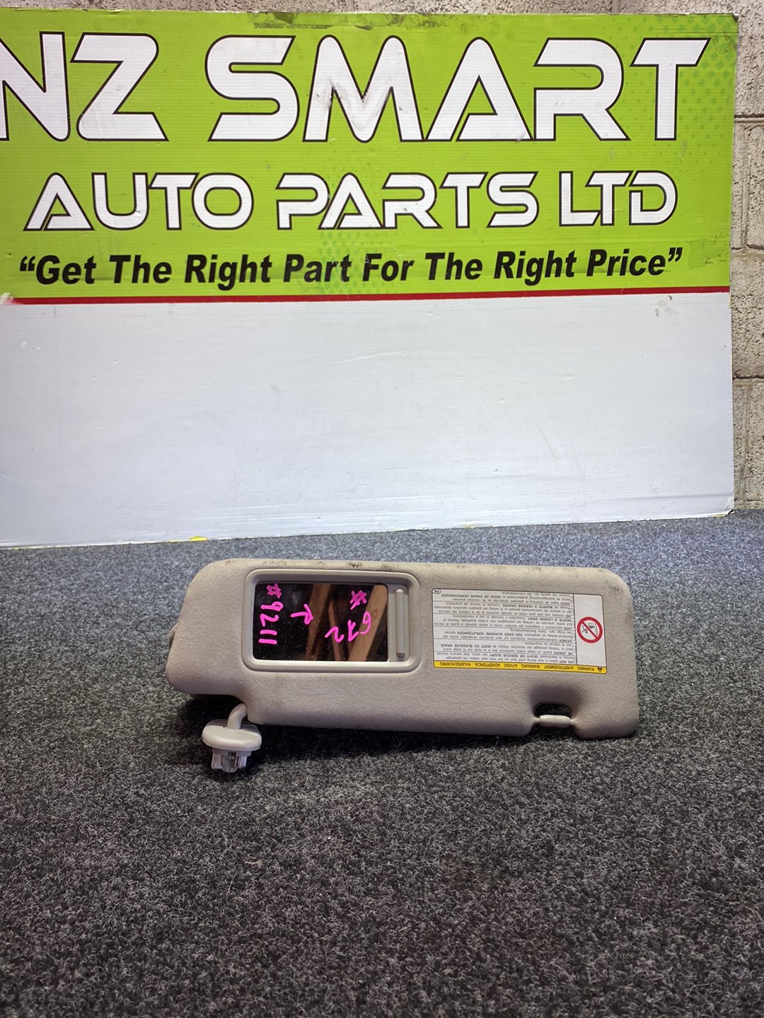 2011 Used Toyota Prius - Right Sun Visor
