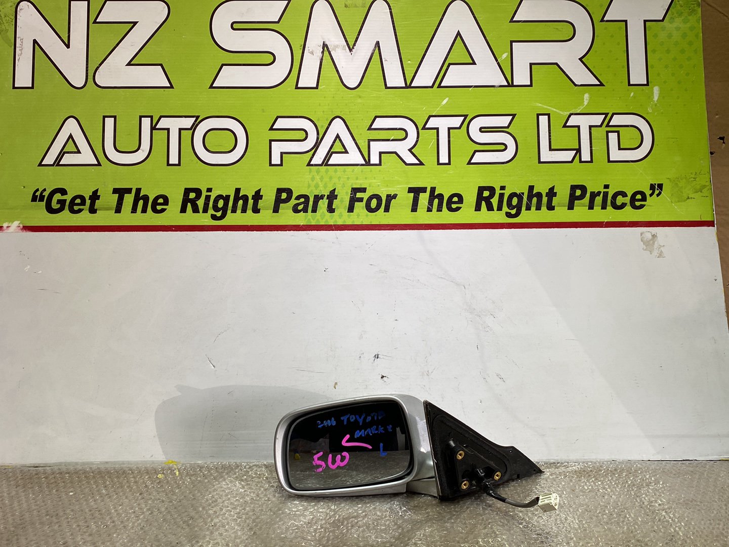 2006 Used Toyota Mark X- Left Door Mirror PN: 5 wires