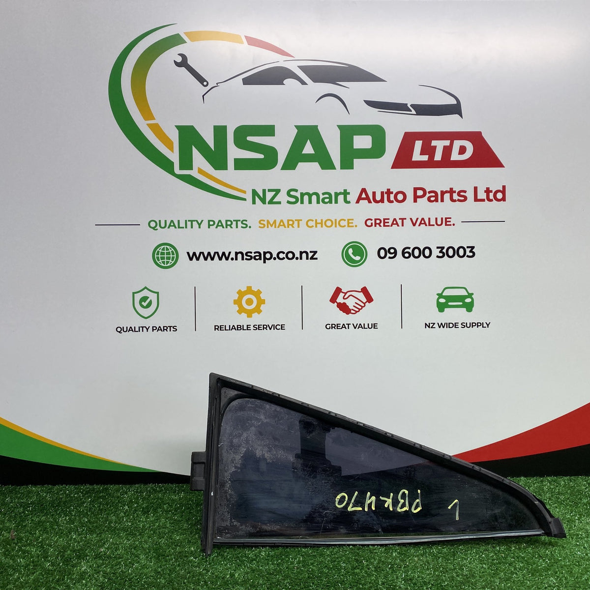 1994 Toyota Hilux Surf - Used Left Rear Quarter Door Glass PN: M284