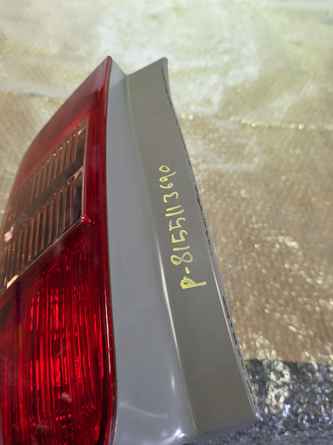 2007 Used Toyota Corolla- Right Taillight PN: 8155113690