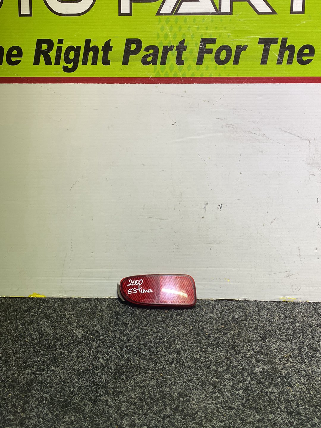 2000 Toyota Estima - Left Rear Bumper Reflector PN: ICHIKOH 7480