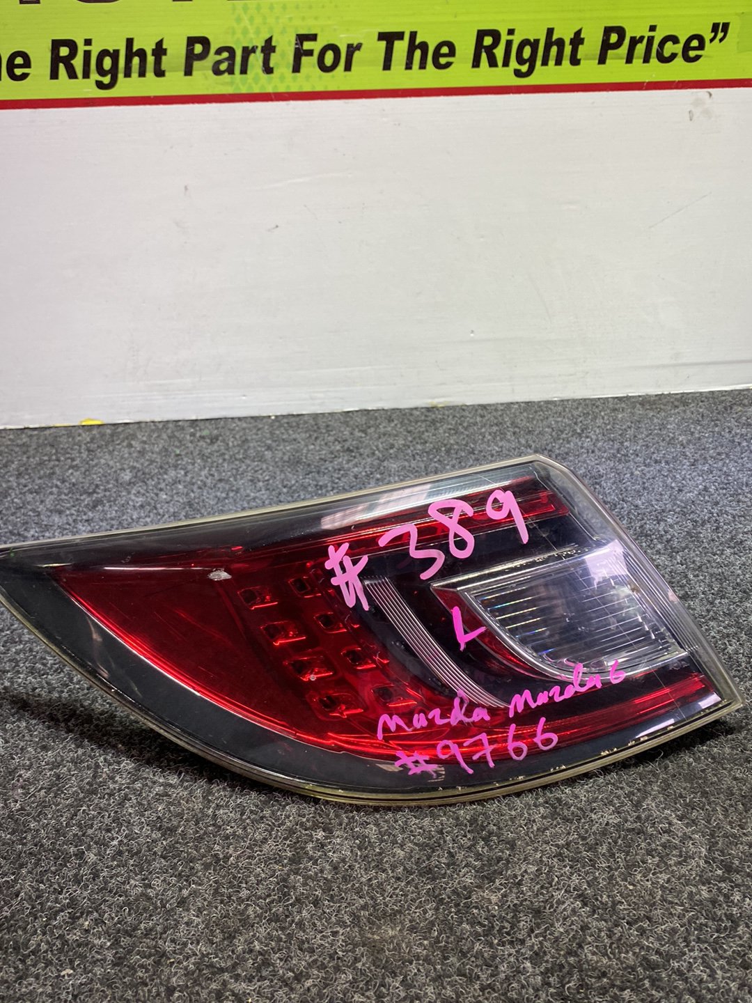 2008 Mazda Atenza GH GH5FP - Left Taillight