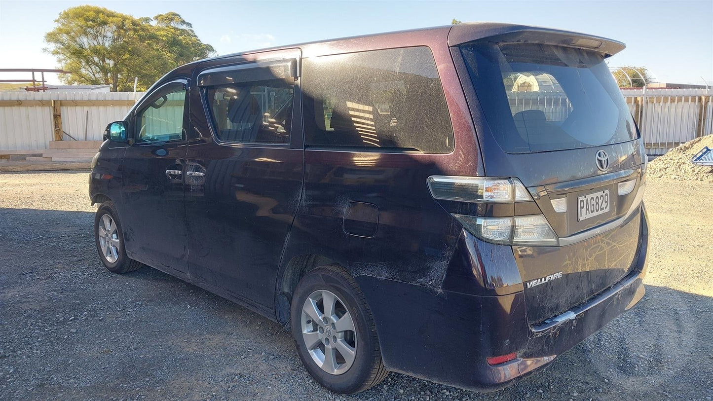 2010 Toyota Vellfire ANH20 Dismantling For Parts