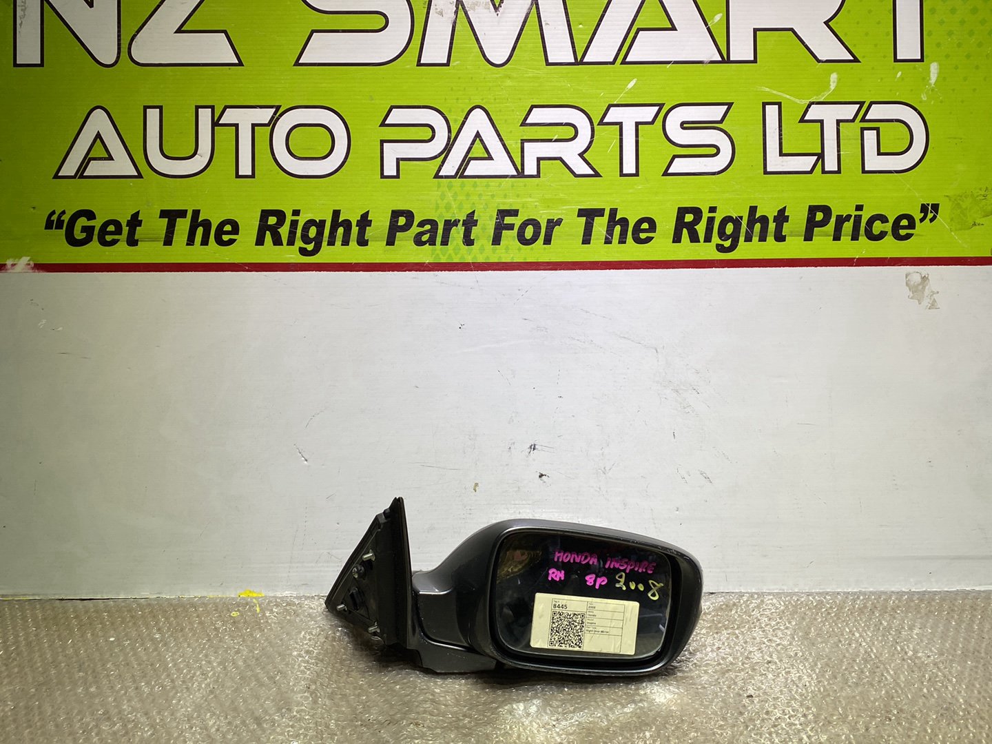 2008 Honda Inspire- Right Door Mirror PN: 8 pin
