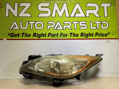 2009 Mazda Axela - Left Headlight Auto Adjust/ Non Hid/ Koito 100-41343