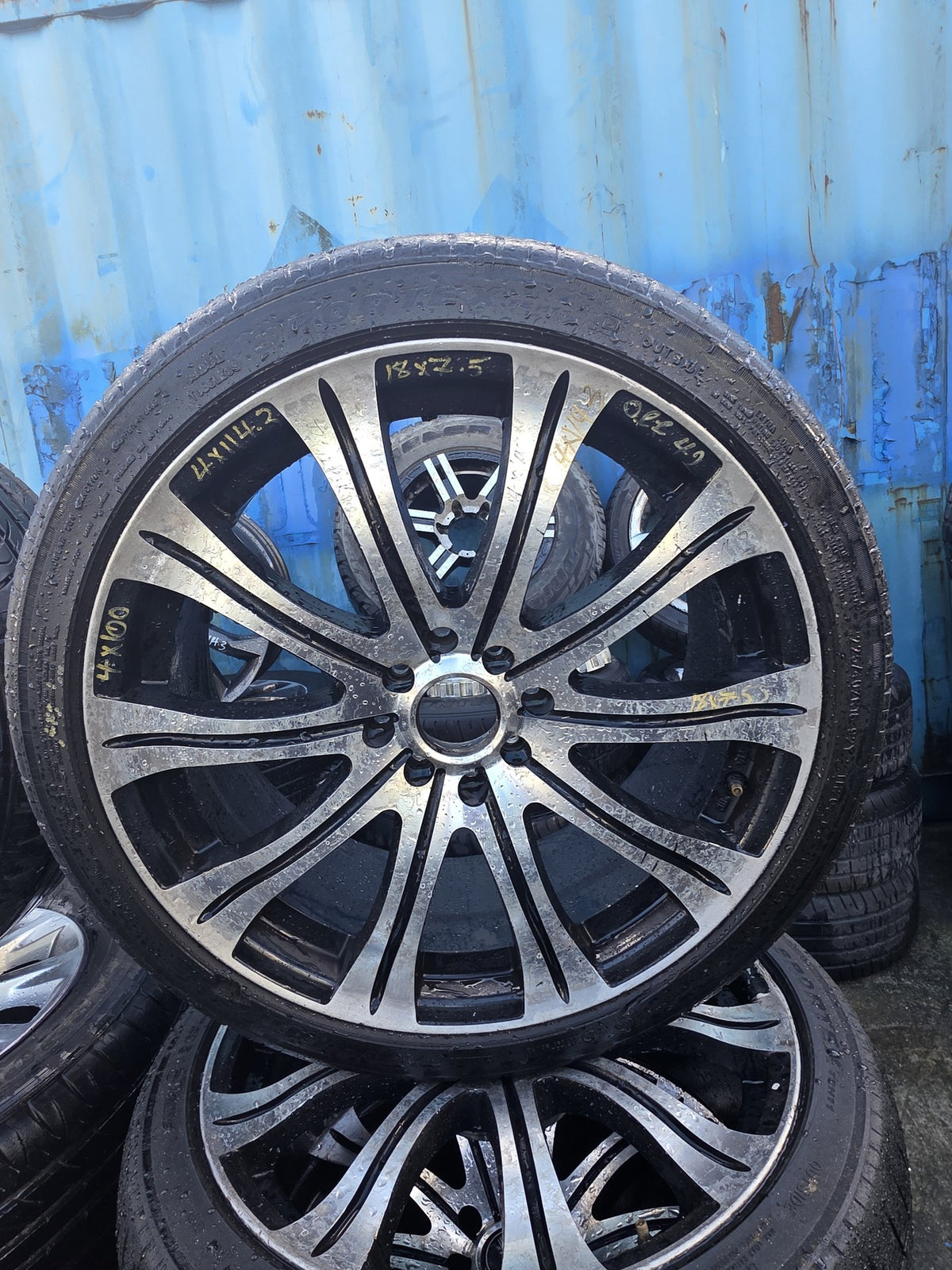 Mag Wheel Stud Pattern Multi 4 (4x100 & 4x114.3) Wheel Size 18x7.5JJ/ Offset 42