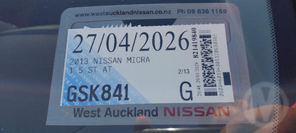 2013 Nissan Micra ST