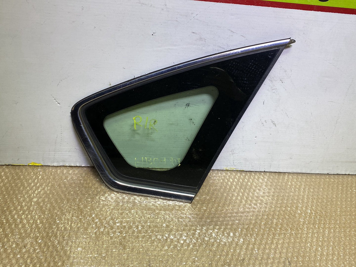 2005 Nissan Teana - Right Rear Quarter Door Glass PN: M2E2