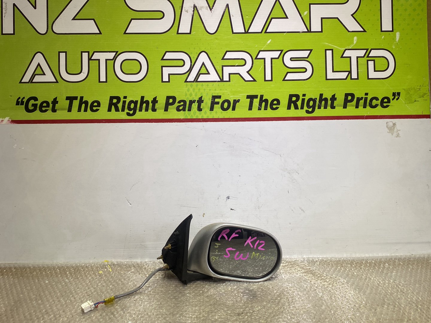 2004 Nissan March- Right Door Mirror PN: 5 wires