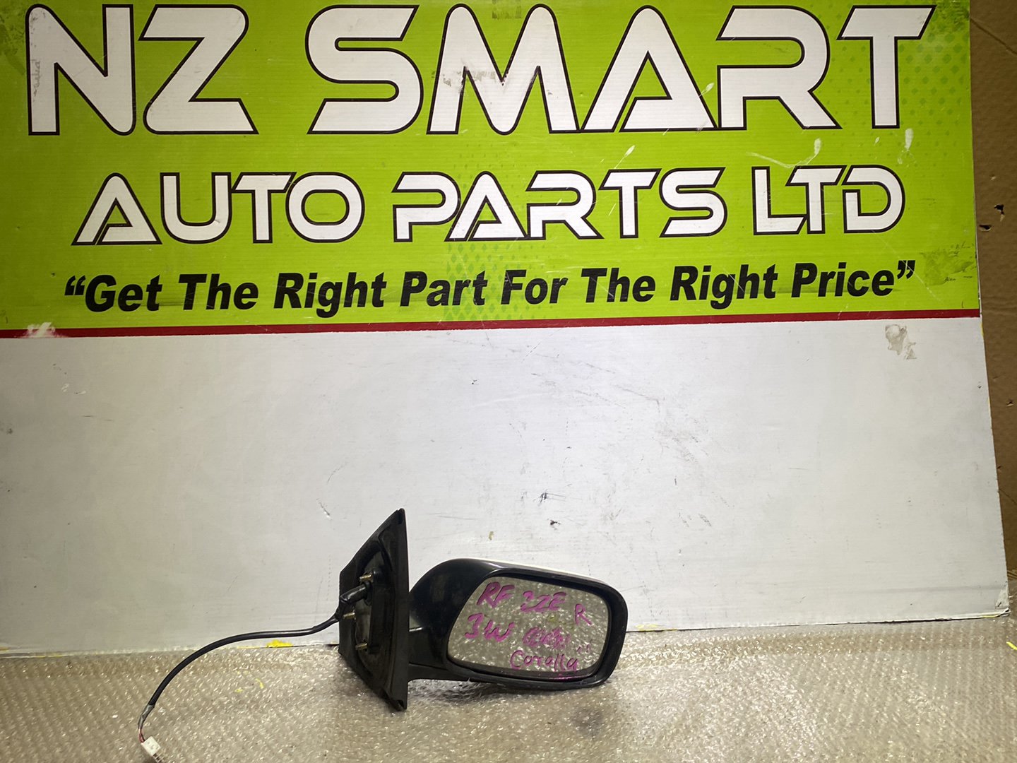 2003  Used Toyota Corolla- Right Door Mirror PN: 3 wires