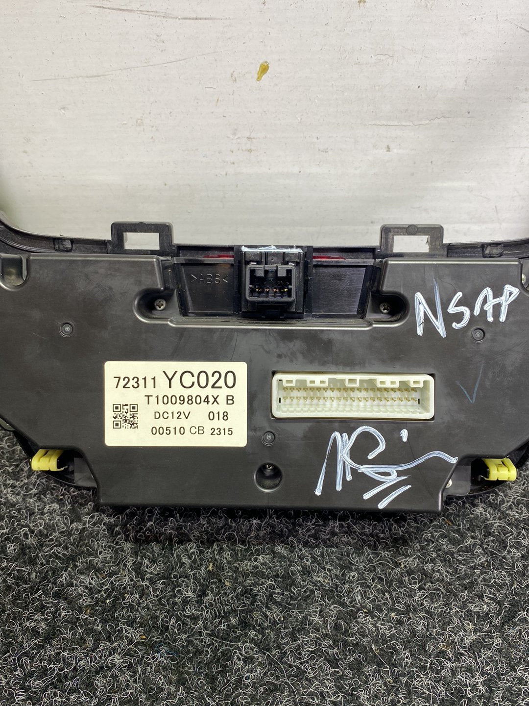 2010 Subaru Exiga YA9 - Heater/AC Controls