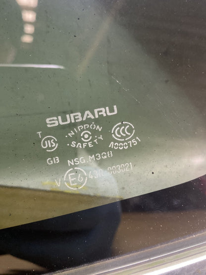 2016 Subaru Outback- Left Rear Cargo Glass PN: